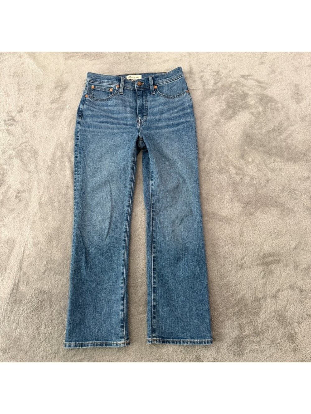 Madewell Cali Demi Boot Cut Jeans Womens size 26 High Rise